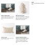 68884 - Erica 13x21 Cream With White Detail Pillow Cover