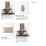 68892-CFNA - Lacey 13x21 Beige/White Decorative Pillow Cover w/Non-Allergen Filler