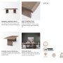 69140-AB - Konstantin 94"L x 40"W Rectangular Dining Table | Modern | Med Brown Wood | Seats 8