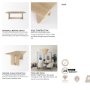 69200 - Aida 84"L x 42"W Rectangular Dining Table | Modern | Light Brown Wood | Seats 8