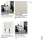 69399V - Niles Wingback Dining Side Chair | Cream Fabric w/ Dark Brown Wooden