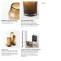 69545 - Amrita 4.8L x 4.8W x 16.0H Golden Brown Glass Vase