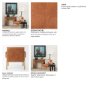 69820 - Ashton Brown Vegan Leather w/ Light Wood  Accent Chair 