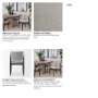69830 - Cline Curved Back Dining Side Chair | Gray Fabric w/ Black Wood