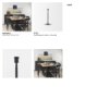69860 - Porter 4.5L x 4.5W x 12.0H Small Black Iron Candle Holder