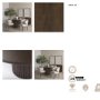 69873-AB - Terra 60" Round Pedestal Dining Table | Modern | Dark Brown Wood | Seats 6