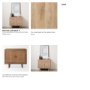 69909 - Grier 36" Light Brown Wood w/ Cane 2 Door Accent Cabinet