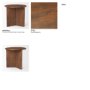 69921 - Enzo 32" Round Tabletop w/ Fluted Wood Base Foyer Accent Table