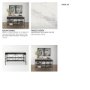69936-AB - Amika White Marble Top Black Metal Base Kitchen Island