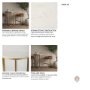 69938-AB - Tanner 32"L x 32"W Pedestal Dining Table | White Marble & Matte Gold | Seats 2