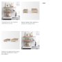 70067 - Carver Set of 2 Rectangular White Washed Wood Trays