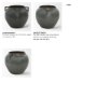 70081 - Kora Short Dark Metallic Double Ear Vase