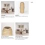 70213 - Kamli Large Beige Paper Mache Vase