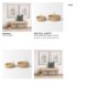 70224 - Ayanna Set of 2 Deep Nesting Seagrass Baskets w/ Handles
