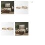 70233 - Kalama Set of 2 Large Round Seagrass Trays w/ Handles  