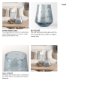 70352 - Robyn Tall Blue Glass Vase
