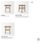 70495 - Rosie Large Brown Wood End Table