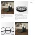70550 - Lenore Round Metal/Mirror Tray Black (Set of 2)