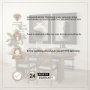 70559-AB - Isla 86.5"L x 39"W Oval Dining Table | Modern | Dark Brown Wood | Seats 6