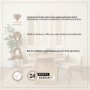 70560-AB - Isla 86.5"L x 39"W Oval Dining Table | Modern | Light Brown Wood | Seats 6
