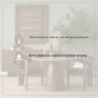 70564-AB - Allyson 42" Round Pedestal Dining Table | Savar Pink Marble & Brown Wood | Seats 4