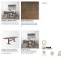 70569-AB - Araxi 95"L x 41"W Rectangular Trestle Dining Table | Brown Wood & Black Metal | Seats 8-10