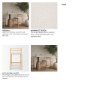 70592 - Sam Counter Stool W/ Light Brown Wood Frame and Beige Upholstered Seat