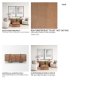 70628 - Eula Medium Brown Wood 4-Door Sideboard