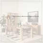 70637-AB - Beth 88"L x 42"W Rectangular Dining Table | Modern | Light Brown Wood | Seats 8