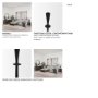 70717 - Qwin Matte Black Cast Aluminum Medium Candle Holder