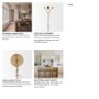 70753 - Sadah Large Clear Blown Glass w/ Gold Metal Pendant Light