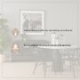 70781-AB - Maxwell 48" Round Pedestal Dining Table | White Marble & Black Wood | Seats 4