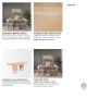 70849-AB - Shivon 84"L x 42"W Rectangular Dining Table | Light Brown Wood & Travertine | Seats 8