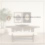70853 - Sohan 91"L x 38"W Oval Dining Table | Dark Brown Wood | Seats 8