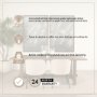 70873-AB - Suke 84"L x 42"W Rectangular Trestle Dining Table | Med Brown Wood | Seats 8