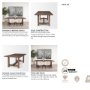70873-AB - Suke 84"L x 42"W Rectangular Trestle Dining Table | Med Brown Wood | Seats 8