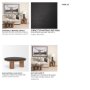 70888-AB - Tucson Natural Wood w/ Round Black Oak Top Coffee Table 