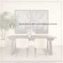 70890-AB - Takota 106.3"L x 39.3"W Rectangular Extendable Dining Table | Modern | Dark Brown Wood | Seats 8