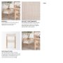 70931 - Toni Curved Back Dining Side Chair | Cream Fabric w/ Light Brown Wood