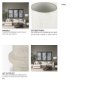 70951 - Tovah Medium Textured White w/ Gold Metal Vase