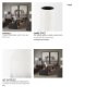 70953 - Townley Small White w/ Black Ombre Metal Vase