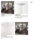 70958 - Toru Tall White w/ Grey Ombre Metal Vase