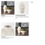70974 - Ulvi Cream Glazed Bubble Ceramic Vase