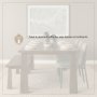 71018-AB - Wolcott 84"L x 42"W Rectangular Dining Table | Modern | Dark Brown Wood | Seats 8