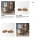 71046 - Wheaton Light Brown Wood w/ Natural Jute Serving Trays