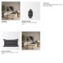 71095-CFD - Jayme 14x26 Gray/White Striped Cotton Lumbar Pillow Cover w/Filler