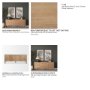 71125 - Phil Light Brown Wood 2 Door 3 Drawer Closed Sideboard 