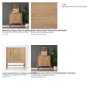 71127 - Phil Light Brown Wood 2 Door Bar Cabinet 