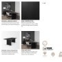 71144 - Grier 84"L x 38"W Dining Table | Modern | Black Wood & Black Wood/Cane | Seats 8