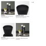 71153 - Odilia Large Smooth Matte Black Metal Geometric Pillar Candle Holder